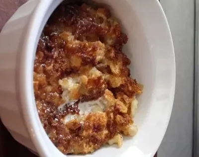 Baked Oatmeal Creme Brulee Style