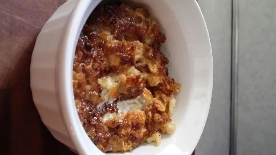 Baked Oatmeal Creme Brulee Style