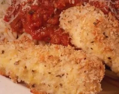 Baked Panko Chicken Parmesan