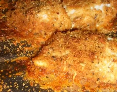 Baked Parmesan- Breaded Fish