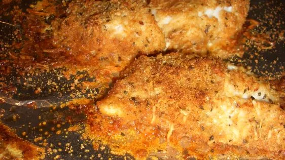 Baked Parmesan- Breaded Fish