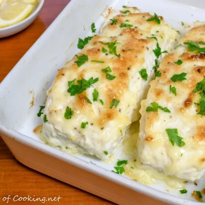 Baked Parmesan Halibut