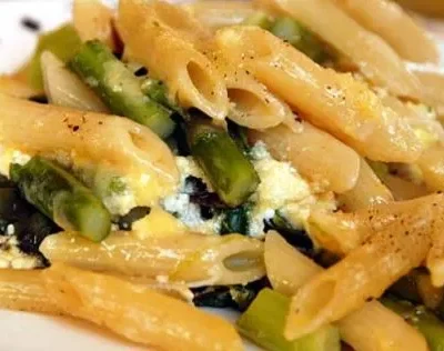 Baked Pasta With Asparagus Pasta Al Forno Con