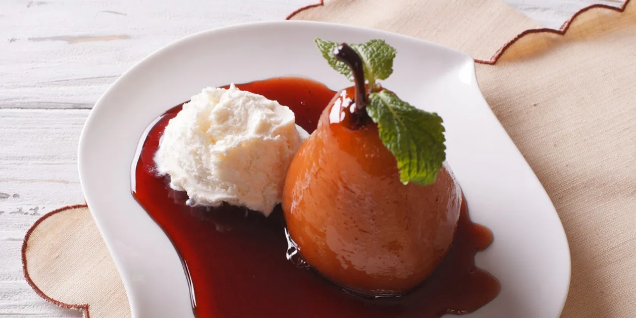 Baked Pears With Orange Cinnamon Sauce