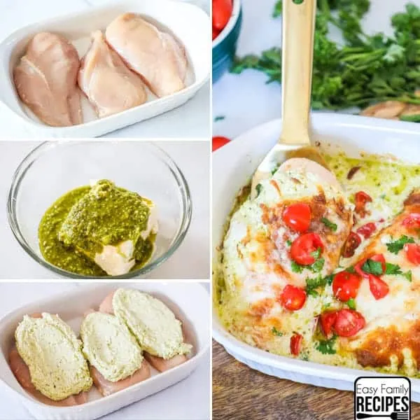 Baked Pesto Chicken