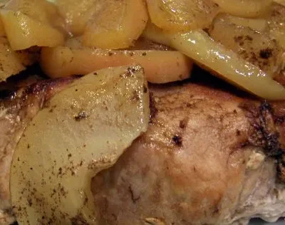 Baked Pork Chops With Apple &Amp; Sherry