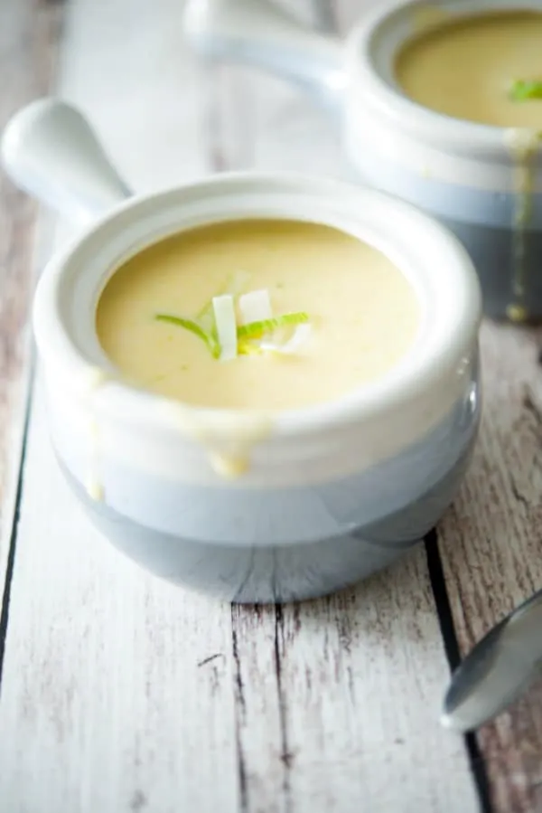 Baked Potato, Leek And Cheese Soup