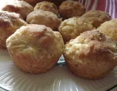 Baked Raw Apple Donut Muffins