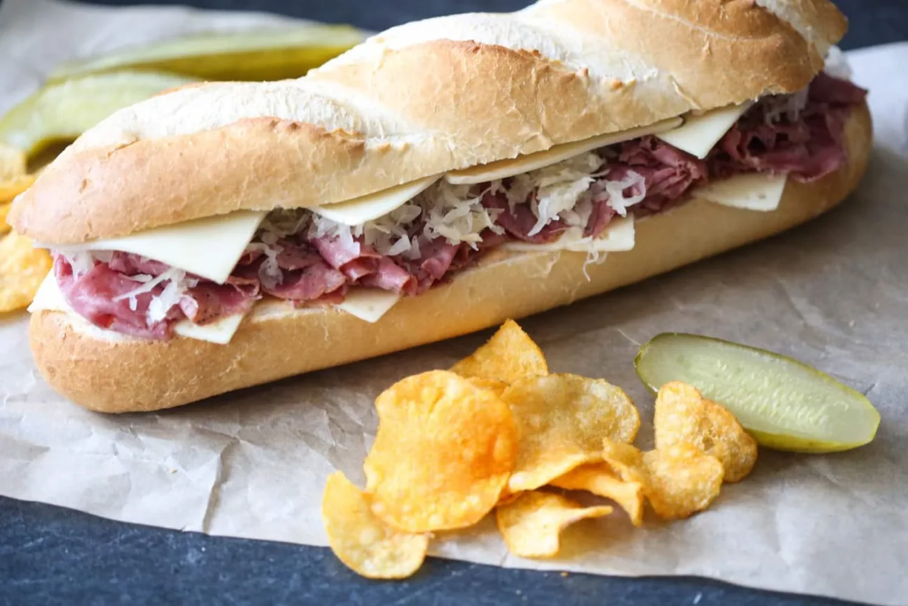 Baked Reuben Loaf