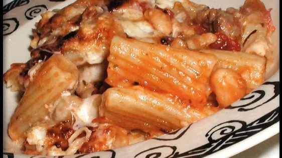 Baked Rigatoni & Sausage, Tuscan Style