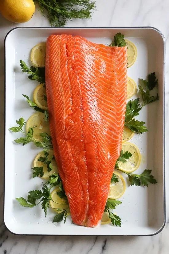 Baked Salmon With Fresh Herbs