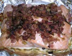 Baked Salmon With Tarragon And Bacon