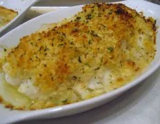 Baked Scrod With Lemon Herb Panko Crumbs