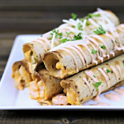 Baked Shrimp Taquitos