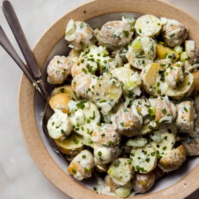 Baked Sour Cream N Chive Red Potatoes