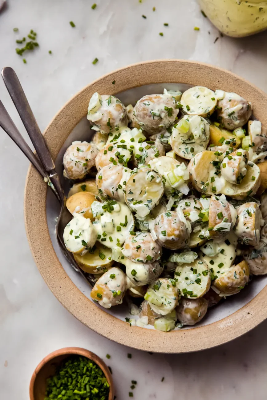 Baked Sour Cream N Chive Red Potatoes