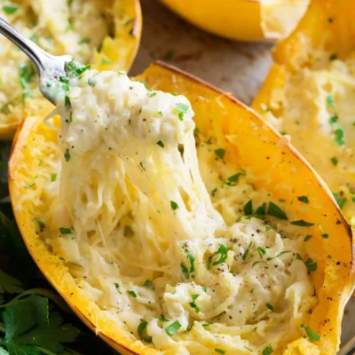 Baked Spaghetti Squash And Cheese