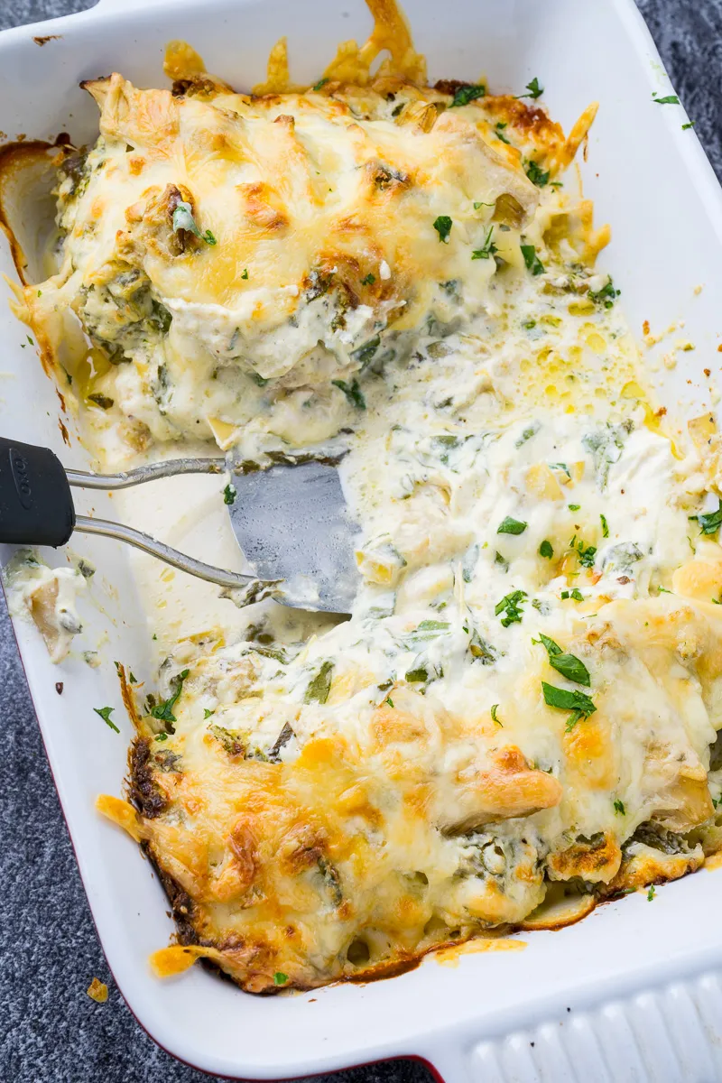 Baked Spinach And Chicken Dip