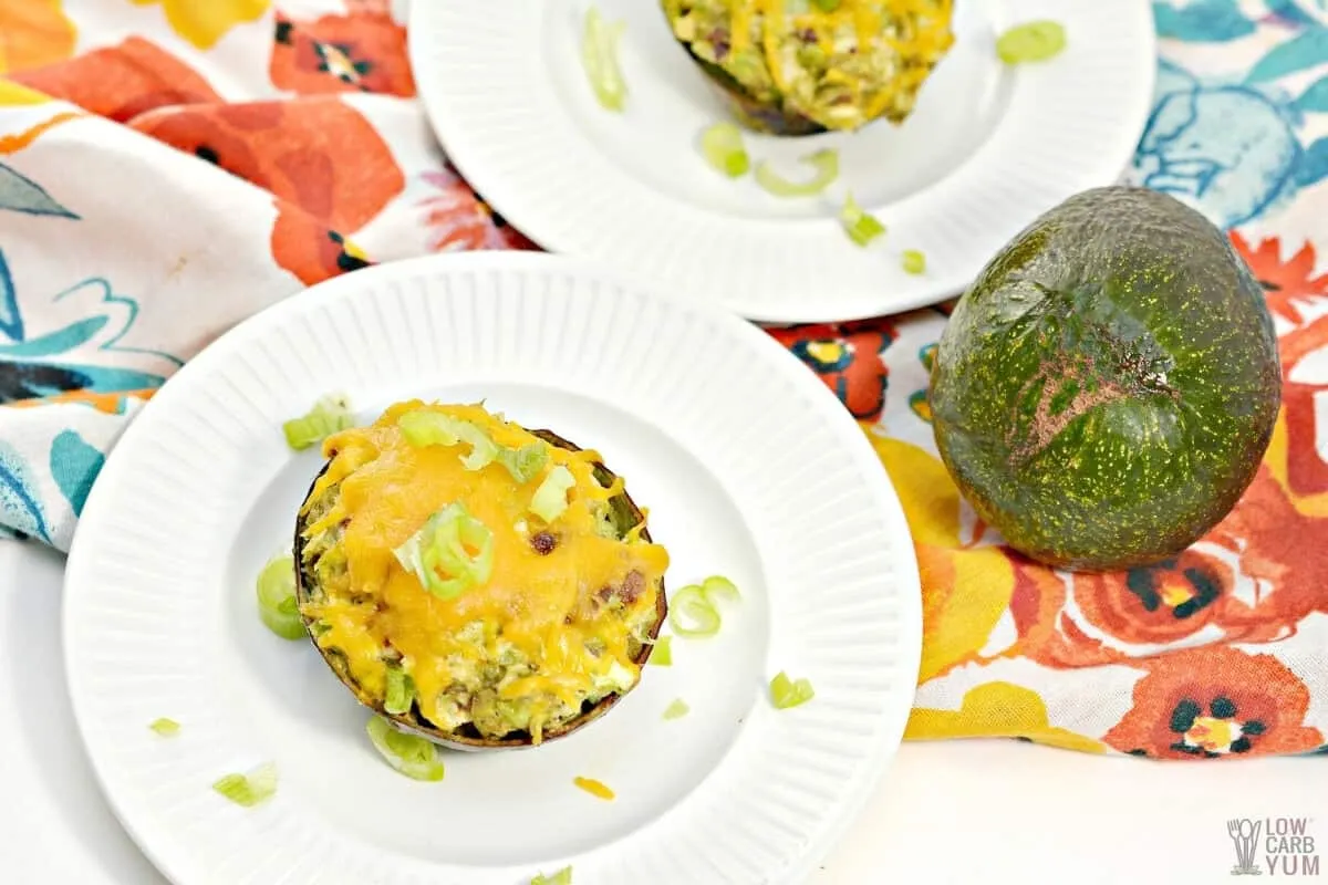 Baked Stuffed Avocado