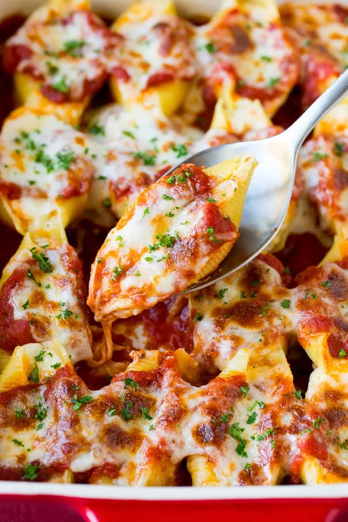 Baked Stuffed Pasta Shells