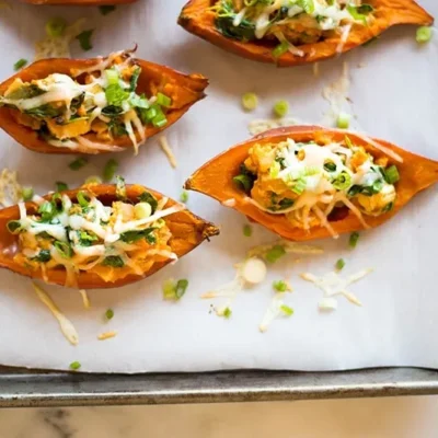 Baked Sweet Potato Skins