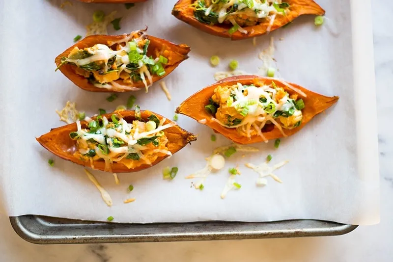 Baked Sweet Potato Skins