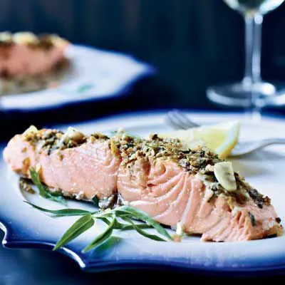 Baked Tarragon Orange Salmon