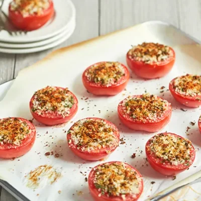 Baked Tomatoes With Garlic Tomatesa La