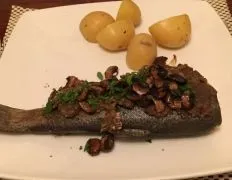 Baked Trout With Garlic &Amp; Mushrooms