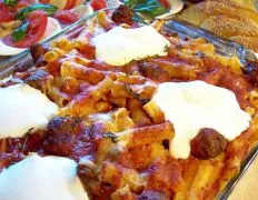 Baked Ziti Recipe Inspired By The Sopranos Family Cookbook