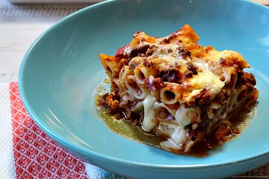 Baked Ziti With Fire Roasted Tomatoes