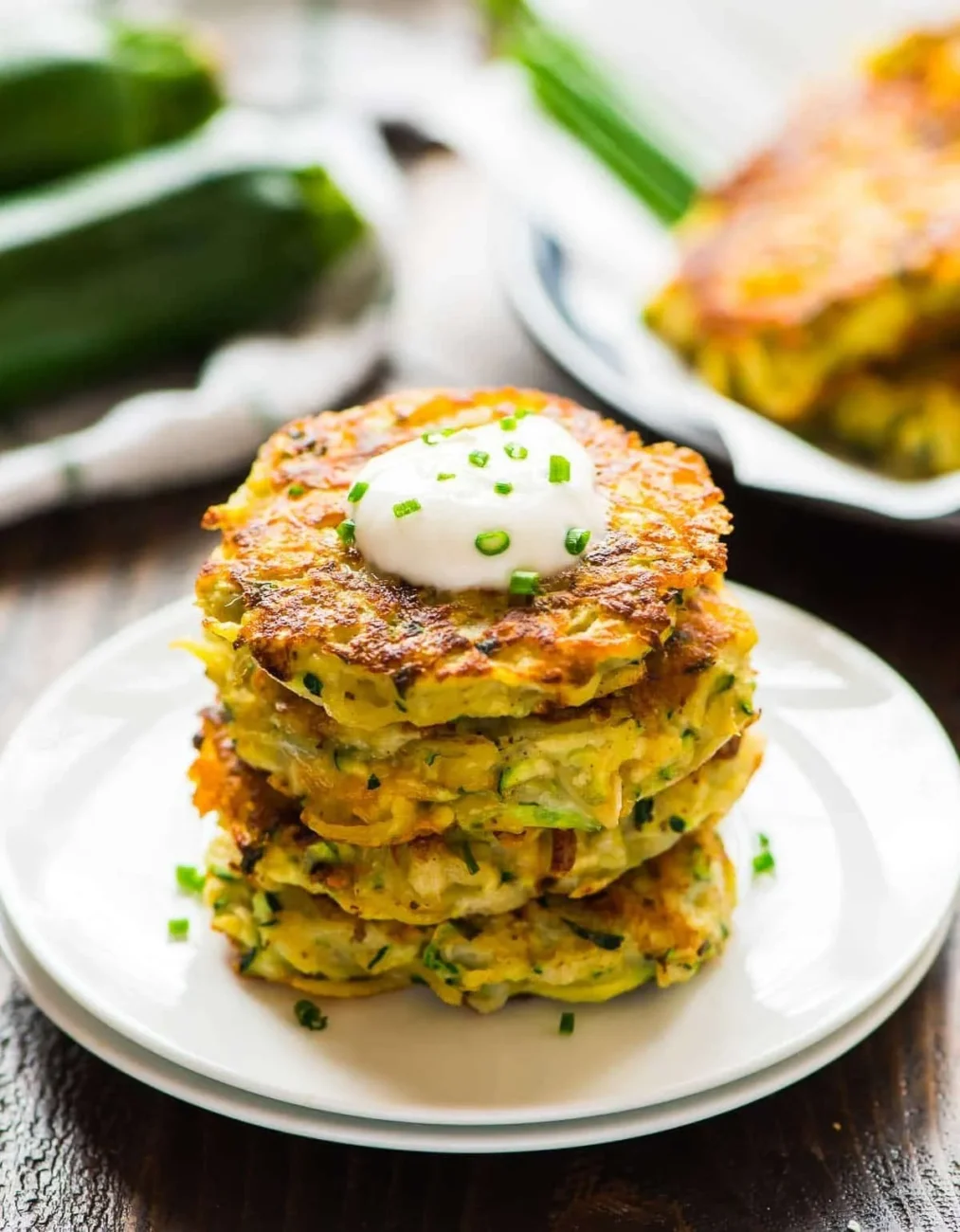 Baked Zucchini Potato Latkes