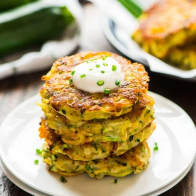 Baked Zucchini Potato Latkes