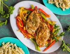 Balsamic Chicken Breasts With Peppers And
