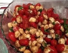 Balsamic Marinated Tomato And