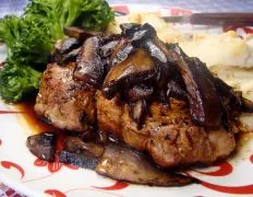 Balsamic Pork Chops With Mushroom