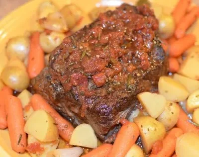 Balsamic Pot Roast Crock Pot