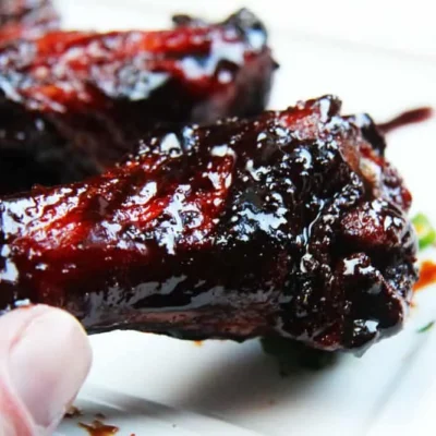 Balsamic Soy Glazed Chicken Wings