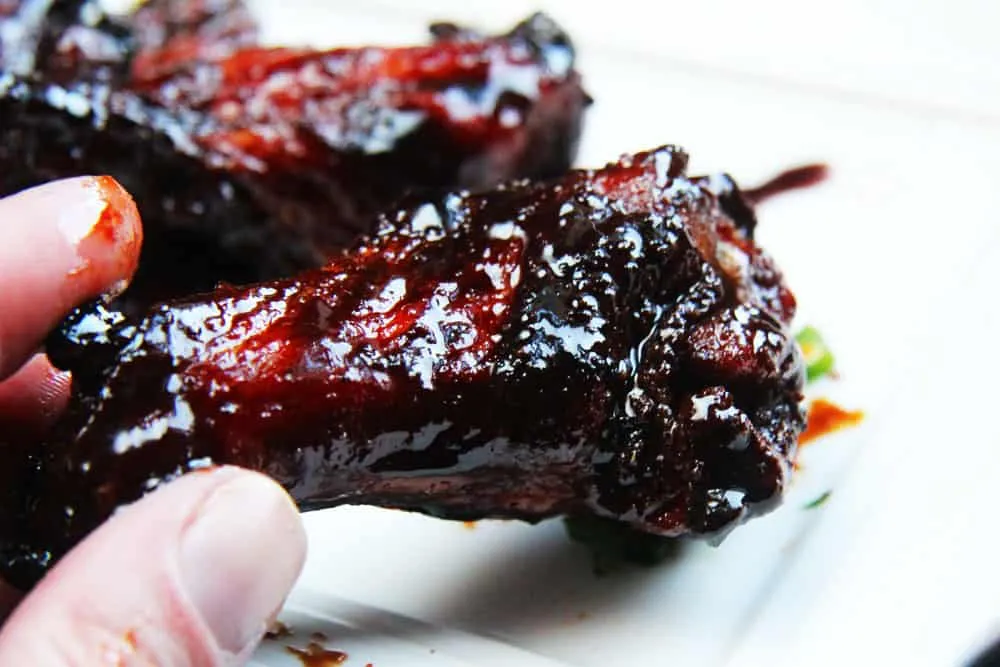 Balsamic Soy Glazed Chicken Wings