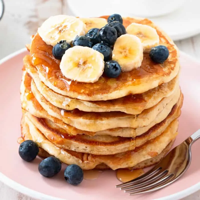 Banana And Coconut Pancakes