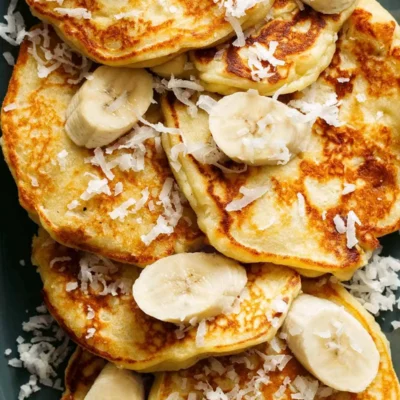 Banana And Coconut Pancakes