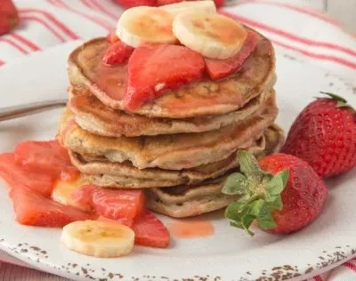 Banana Berry Pancakes