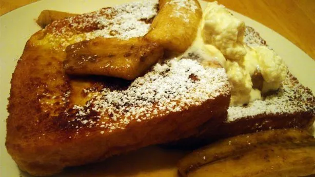 Banana Bourbon French Toast