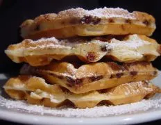 Banana Chocolate Chip Waffles