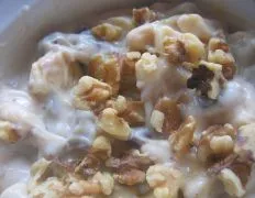 Banana Date Yogurt With Walnuts