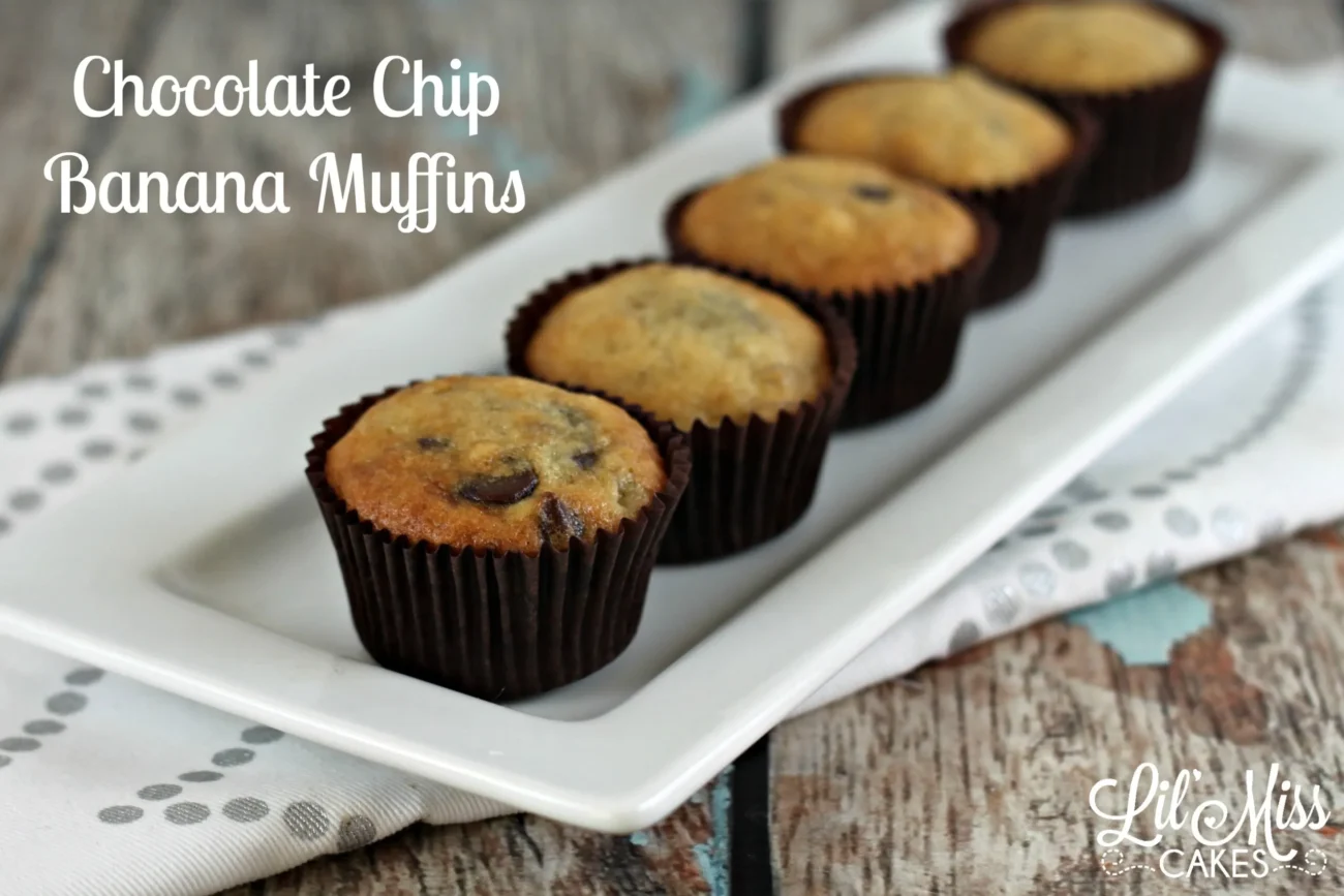 Banana Muffins Chocolate Chips Optional