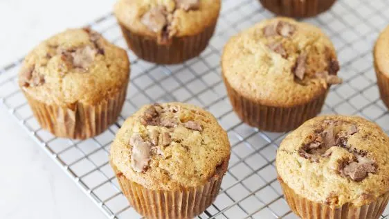 Banana Muffins with Twix Candy Pieces: A Delightful Twist