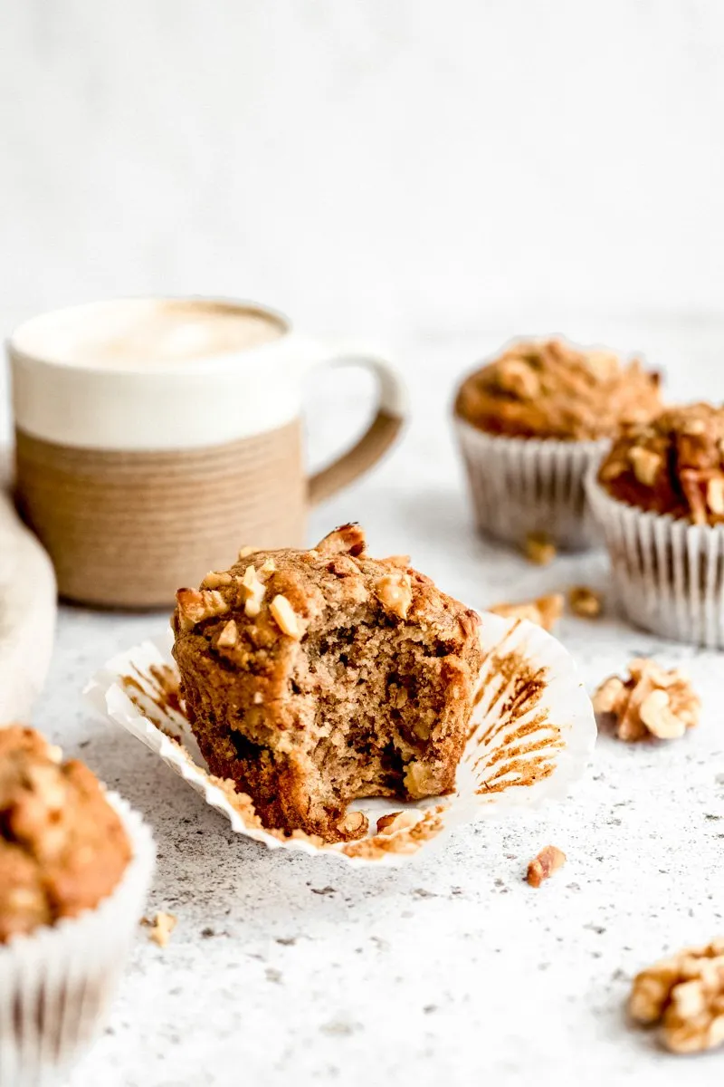 Banana Nut Muffins, Healthy