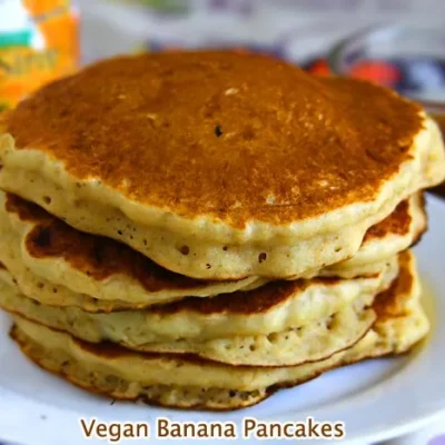 Banana Pancakes Eggless