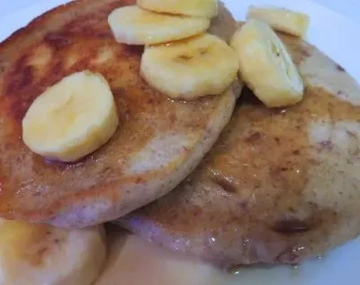 Banana Pecan Buttermilk Pancakes